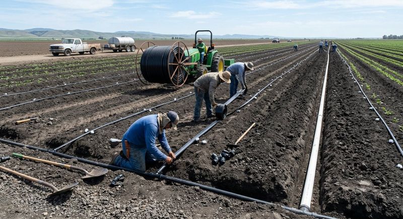 Crop Irrigation Installation in Ventura County, CA