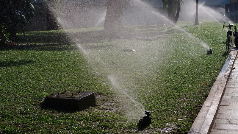 Products For Lawn Sprinkler Installations in use